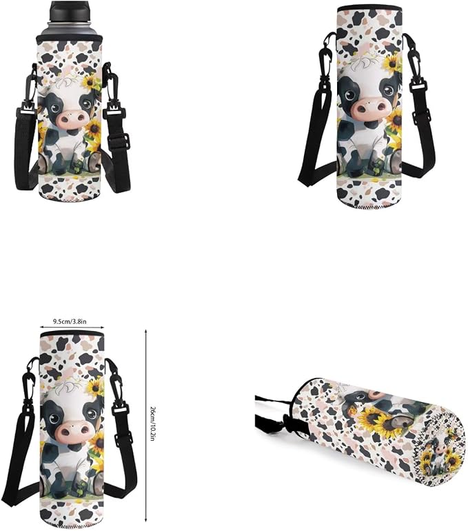 Leopard Cow Boys Backpacks Ages 6-8 with Lunch Box Large Capacity School Bags for Boy with Lunch Bag Cute Pencil Cases for Elementary School Middle School - Image 6