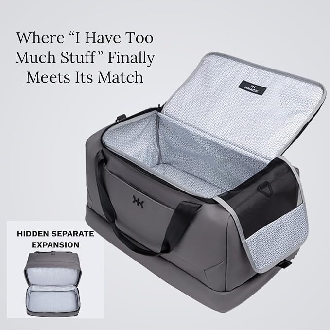 Knack Expandable Travel Duffel Alloy Gray - Image 4