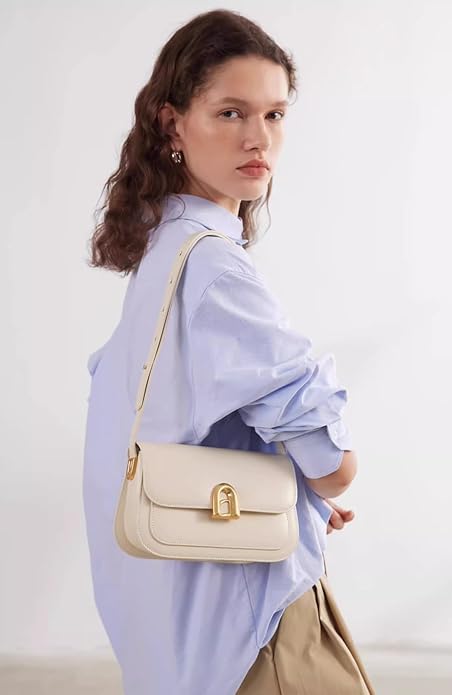 LAFESTIN Genuine Leather Shoulder Bag for Women with Adjustable Strap, Crossbody Purses For Women, Designer Inspire Handbags - Image 3