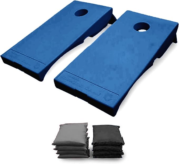 Driveway Games All Weather Corntoss Bean Bag Cornhole Yard Game Set for Indoor and Outdoor Use with 2 Target Boards and 8 Bean Bags by Driveway+Games