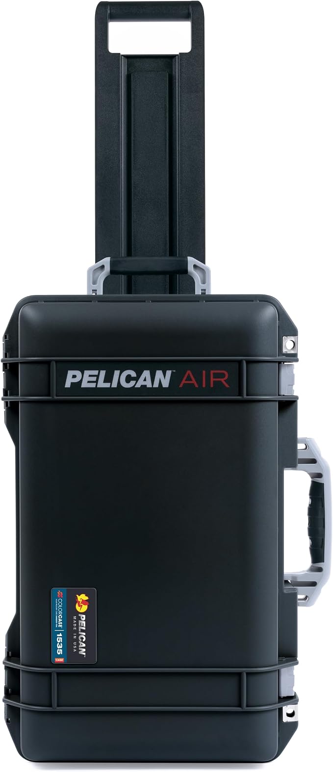 Black Pelican Air 1535 Carry-on Case - with TrekPak Divider System & Mesh Lid Organizer - Silver Handles & Latches. - Image 2