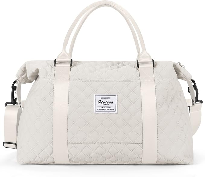 Travel Duffel Bag, Carry On Overnight Weekender Bags for Women | Travel Bag with Wet Pocket & Trolley Sleeve, For Spirit Airlines 18x14x8 Personal Item Bag - Image 8