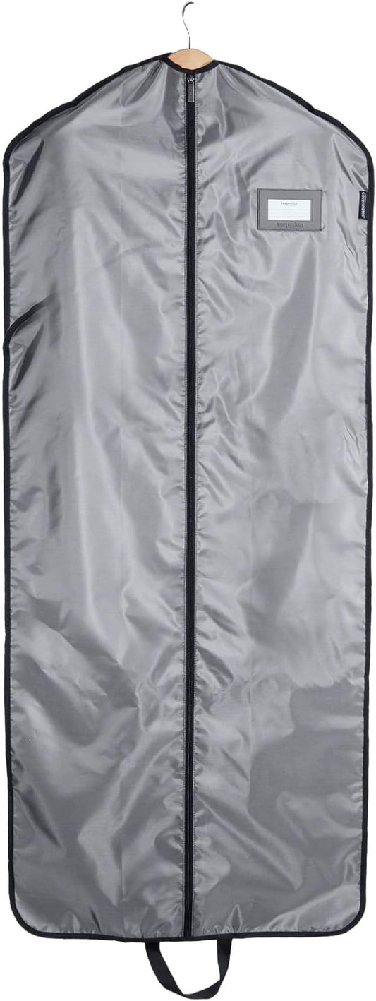 Covermates Keepsakes Garment Bag Set for Closet Storage and Travel – Breathable Suit and Dress Bags with ID Window and Carrying Handles – Heavy-Duty Hanging Wardrobe Protection Set, Grey by Covermates