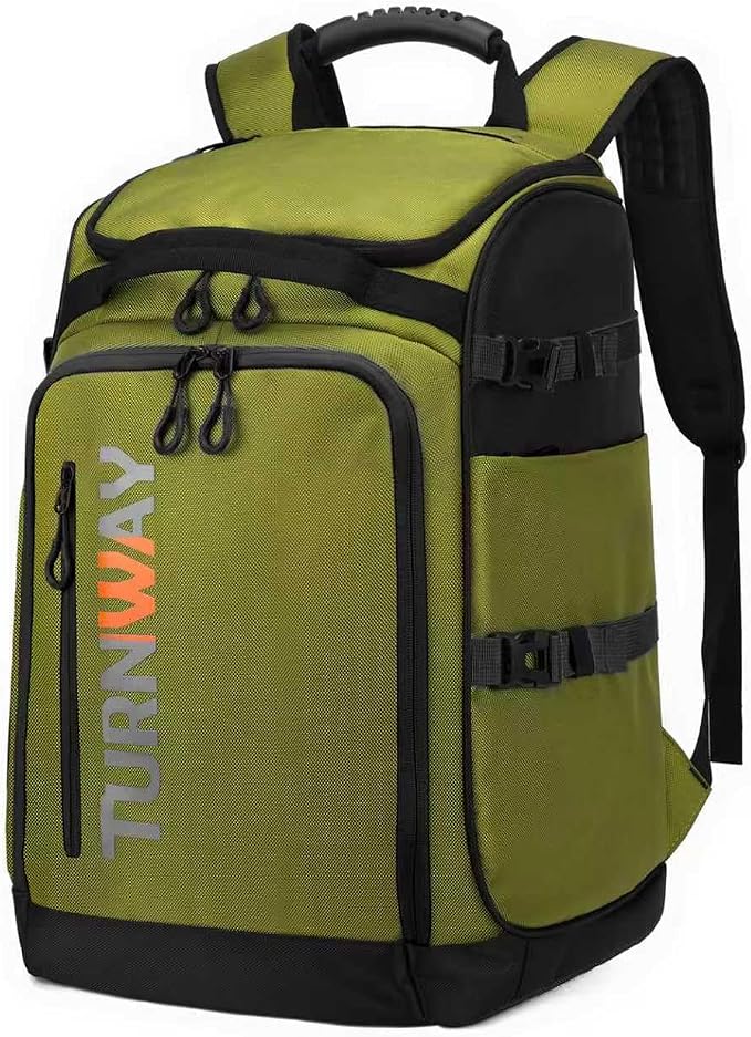 TurnWay Ski/Snowboard Boot Backpack/Ski Boot Backpack | Excellent for Store All Gear | Travel with Waterproof Exterior, Reflective Strip for Men, Women and Youth - Image 8