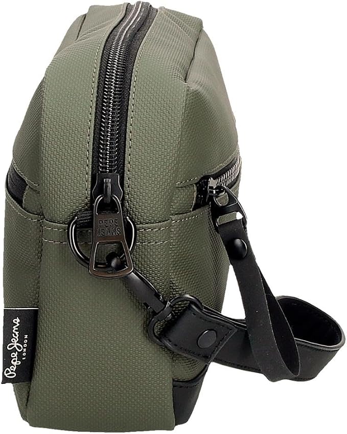 Pepe Jeans Dorking Waist Bag, Crossbody Bag with Multiple compartments, Polyester, by Joumma Bags., Khaki, One Size, Handbag - Image 2