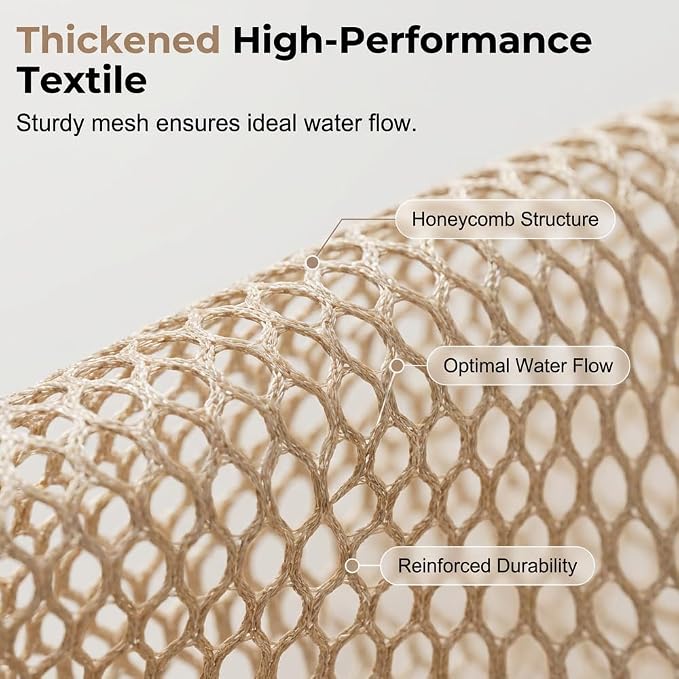 Mesh Laundry Bag Set, Durable Fine Mesh Wash Bags with Smooth Zipper, Multi-size Delicates Washing Pouch for Underwear Bra Socks Clothes Shoes, Ideal for Home Dorm Travel Storage Organizer (6PCS) - Image 8