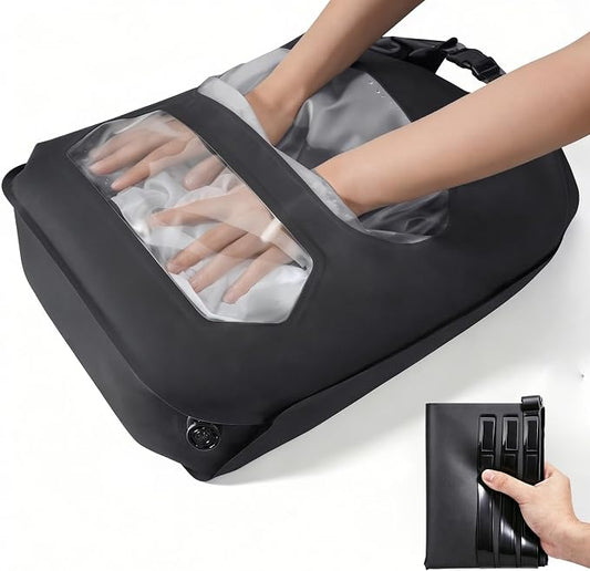 Portable Travel Washing Bag with 2-in-1 Air Valve Design | Travel Laundry Washing Bag Saves Water and Space for Camping, Cruise, Van Life, Lightweight Travel Laundry Solution by Unknown