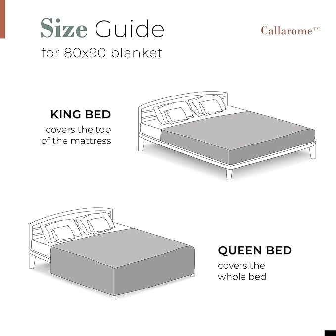 Waterproof Blanket for Bed or Couch – Soft and Leakproof Waterproof Throw Blanket, Water Proof & Stain Resistant Easy to Clean Throw Blanket Cover for Adults or Pets, Reversible Blue/Beige 80”x90”