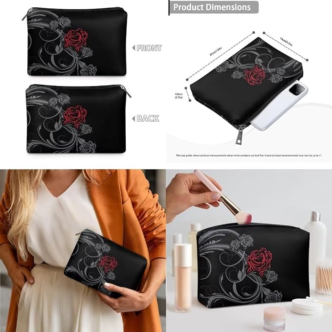 Women Purse Handbags Wallet Sets Leather Shoulder Tote Bag for Women,Top Handle Purse with Wrist Wallet Bag - Image 5