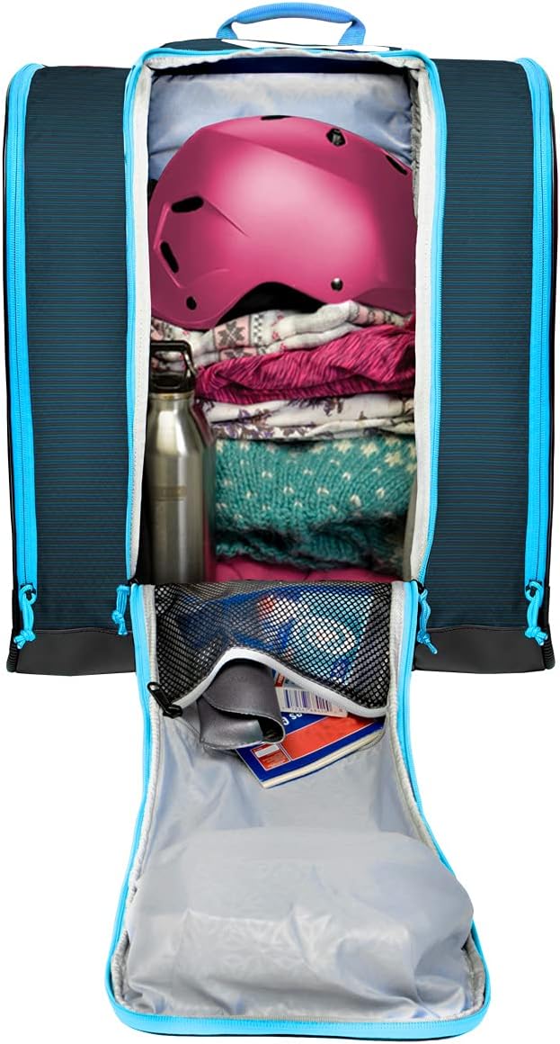 KULKEA Speed Pack Ski Boot Backpack - Ski Boot Bag With Open Pack Design - Durable, Spacious, Water Resistant Gear & Boot Storage - Image 7
