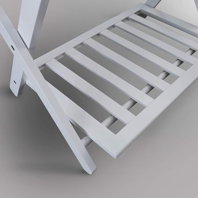 Casual Home Shelf-White Luggage Rack, 26.75" Wide - Image 9