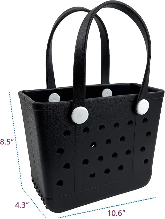 Lightweight Extra large Rubber Beach Bag Small mini Tote Bag for Gym Waterproof medium Open Handbag for Pool Sports - Image 3