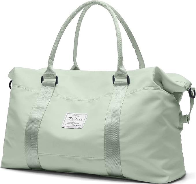 Travel Duffel Bag, Carry On Overnight Weekender Bags for Women | Travel Bag with Wet Pocket & Trolley Sleeve, For Spirit Airlines 18x14x8 Personal Item Bag - Image 8