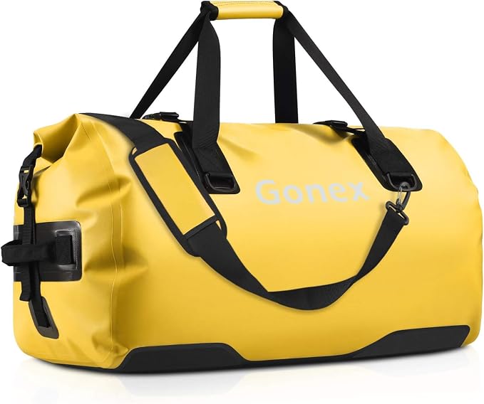 Gonex Extra Large Waterproof Dry Duffel Bag, Roll-Top PVC Gear Bag | Waterproof PVC, Roll-Top Closure, Wet Pocket, Shoulder & Hand Carry, Kayaking, Paddleboarding, Travel - Image 9