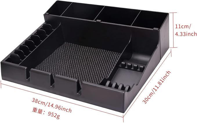 Barber Clipper Organizer Barber Tools Tray Salon Hairdressing Clipper Scissors Rack Holder Storag Scissors Holder Blade Rack Storage Tray for Clipper Guard Holder (Assemble) - Image 2