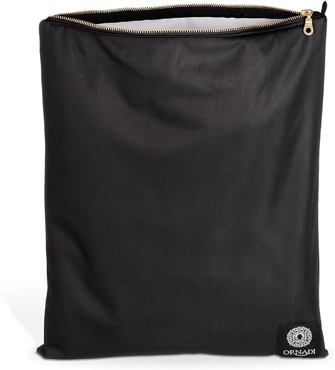 Ornadi Antimicrobial Wet Gym Clothes Bag Waterproof Bacteria Odor Control | Inhibits odor-causing bacteria, 2 layer Flex-fit, Machine washable, For gym, sweat, swim & travel laundry by Ornadi