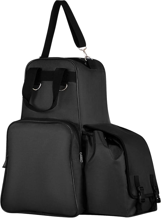 Harrison Howard Equestrian Pack Equipment Multi-Functional Carry Bag for Boots Helmet Horsewhip Horse Riding Pack Equipment by HarrisonHoward