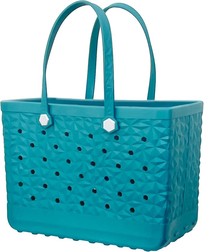 Rubber Beach Tote Bag Waterproof Tip-Proof Outdoor Tote Bag for the Beach Boat Pool Sports by Unknown