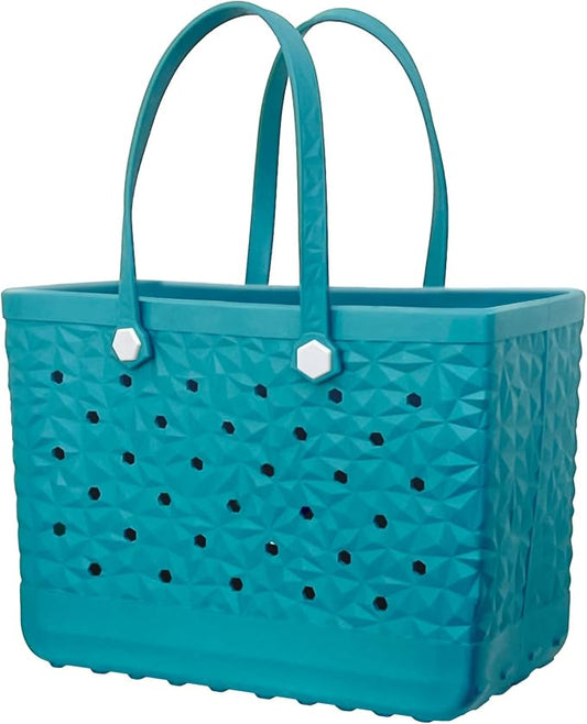 Rubber Beach Tote Bag Waterproof Tip-Proof Outdoor Tote Bag for the Beach Boat Pool Sports by Unknown