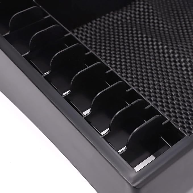 Barber Clipper Organizer Barber Tools Tray Salon Hairdressing Clipper Scissors Rack Holder Storag Scissors Holder Blade Rack Storage Tray for Clipper Guard Holder (Assemble) - Image 7