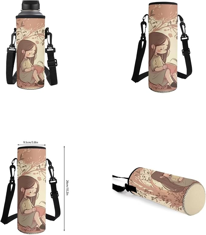 Girls Backpack with Lunch Box Water Bottle Holder and Soft Pencil Case 4PCS Set Bookbag with Front Pocket for School 17 inch Large Capacity School Bag for Elementary Girls Kids School Supplies - Image 6