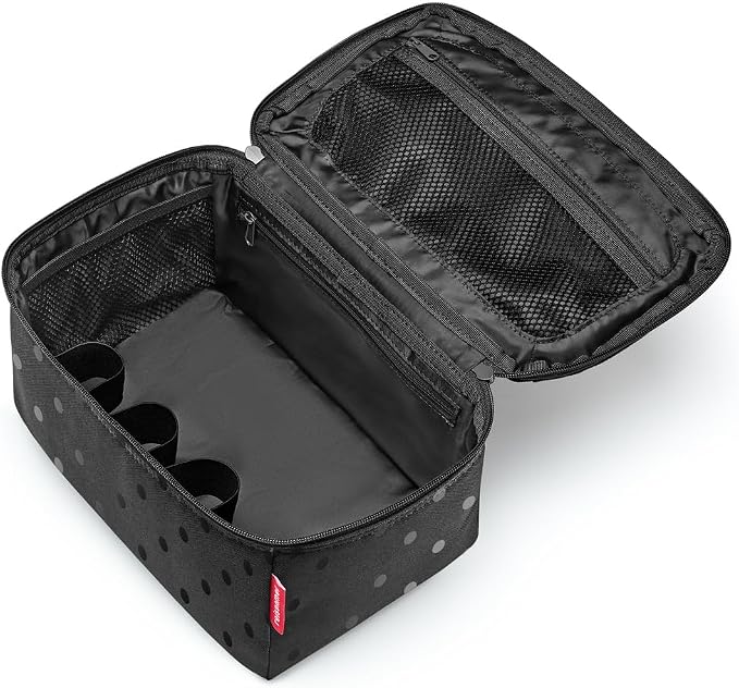 reisenthel beautycase glossy dots black - square toiletry bag, luggage organizer, cosmetic bag - Image 3