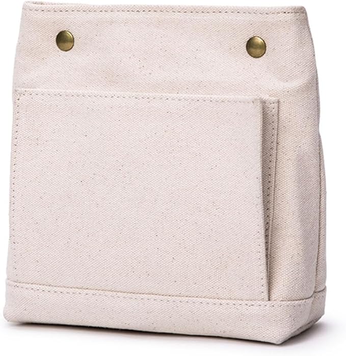 Lightweight Handbag Organizers Insert with Multiple Pockets - Handbag Organizer for Storage and Organization, Cosmetic Bag, Cotton Canvas （XS, Beige） by YONBEN