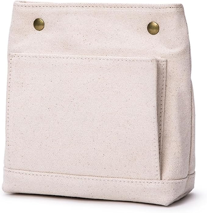 Lightweight Handbag Organizers Insert with Multiple Pockets - Handbag Organizer for Storage and Organization, Cosmetic Bag, Cotton Canvas （XS, Beige） by YONBEN