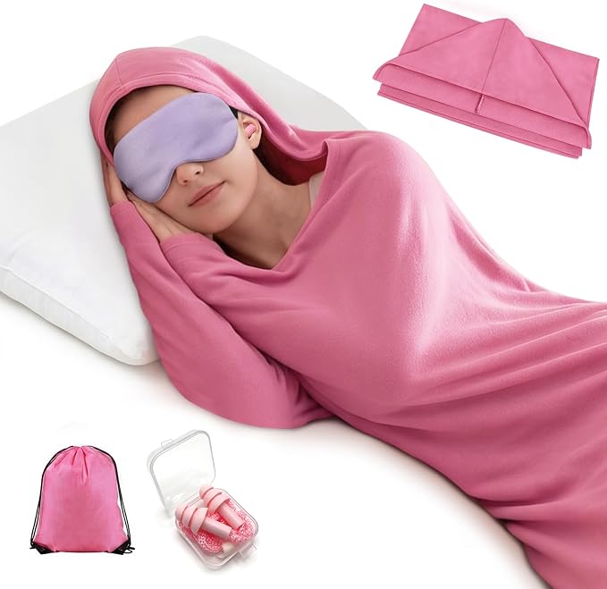 TailWaggers 2026 New Wearable Sleep Pod Hug Blanket, A Deeper Sleep Set, Portable Travel Nap Kit for Camping, Travel& Daily by Unknown
