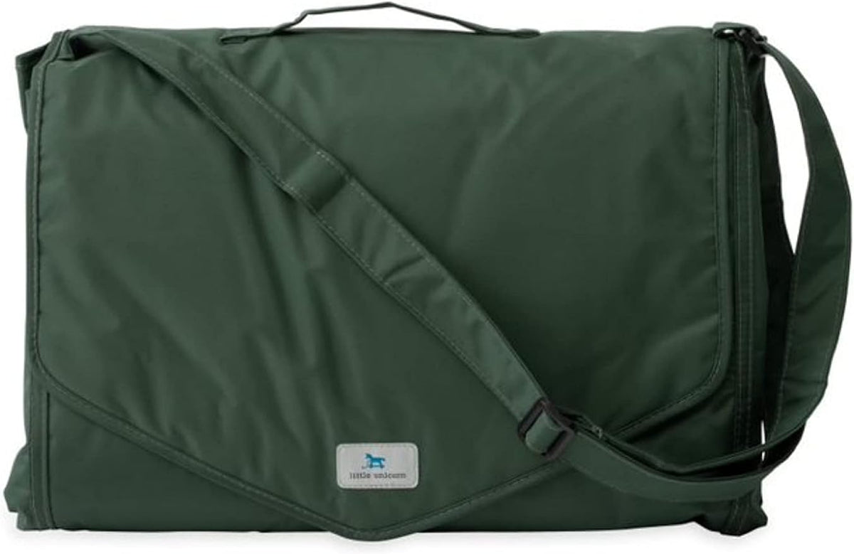 Little Unicorn 5'x7' Outdoor Family Picnic & Beach Blanket | Durable & Water-Resistant Fabric | Compact Fold & Easily Wipes Clean | Zipper Pocket (Primrose Patch) - Image 4