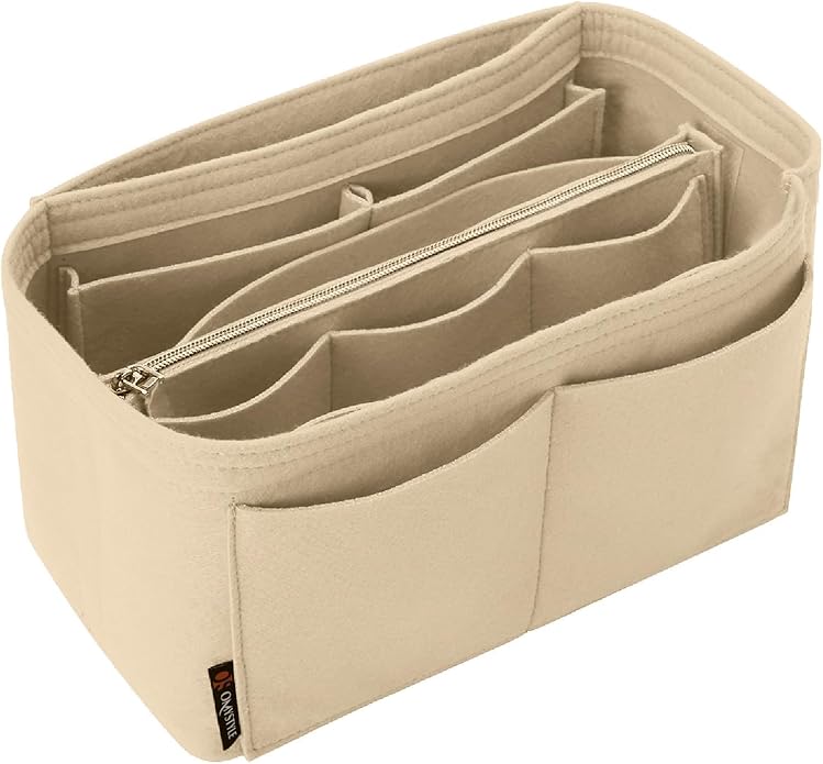 OMYSTYLE Purse Organizer Insert, Felt Tote Bag Organizer Insert with 5 Sizes, Handbag Dividers for Inside Purse, Compatible with Longchamp, Neverful, Speedy and More by OMYSTYLE