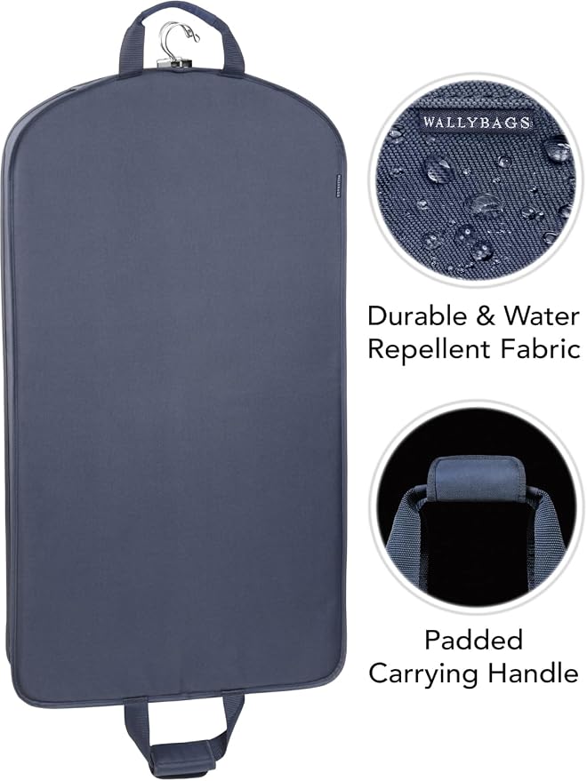 WallyBags® 40” Deluxe Carry-On Travel Garment Bag, Perfect for Suits and Shirts - Image 3