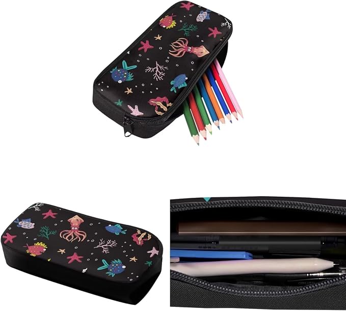 Kids School Backpack for Boys, Cartoon Sea Animal Car School Bags with Side Pockets and Reusable Lunch Box Bag Pencil Case Water Bottle Sleeve Set Teens Bookbag - Image 6