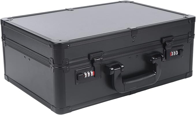 DNYSYSJ Barber Carrying Case Barber Case, Stylist Tool Box Professional Salon Hair Cutting Grooming Kit Storage Organizer for Clippers, Scissors, Barber Supplies (G) - Image 5