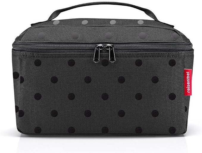 reisenthel beautycase glossy dots black - square toiletry bag, luggage organizer, cosmetic bag by reisenthel%C2%AE