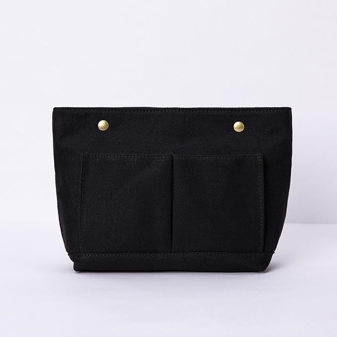 Cosmetic Bags - Bag Organizer Insert with Purse Dividers - Inside Purse Organizer for Easy Storage -Lightweight and Convenient (S, Black) - Image 6