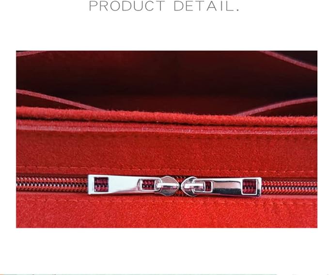 Lckaey Purse Organizer Insert for GST handbag liner bag lined storage felt Insert 2pcs 2018Claret-GST - Image 5