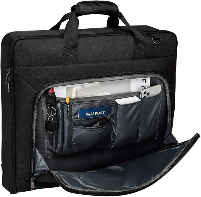Modoker Carry On Garment Bags for Travel Hanging Clothes Suit Bag Luggage Organizer, Foldable Suit Carrier Gift for Men Women - Image 4