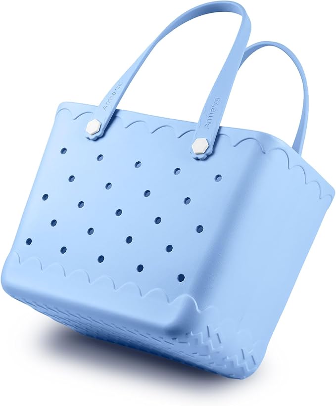 Rubber Beach Tote Bag Waterproof Tip-Proof Outdoor Tote Bag for the Beach Boat Pool Sports by Unknown