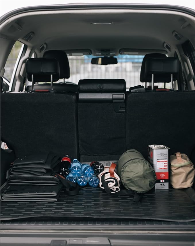 Owleys Trunk Storage 17.7" Collapsible Crate For Groceries, Tools & Travel Gear - Eco-Leather Car Organizer With Magnetic Lid - Practical Birthday Gift For Men (Highway 17) - Image 9
