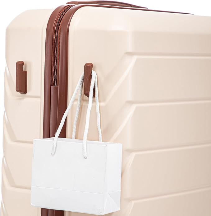 Luggage 3 Pcs Sets ABS Hardside Luggage Set Spinner Wheel Suitcase - Image 3