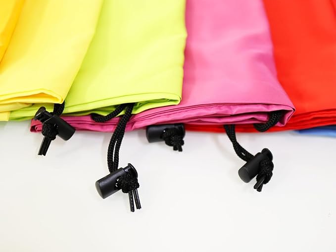 Extra Large Laundry Bag 30"x40" – 18Pcs Color-Coded Drawstring Bags for Travel, Laundromat, Dorm & Apartment – Sorting Clothes Storage for College Students - Image 4
