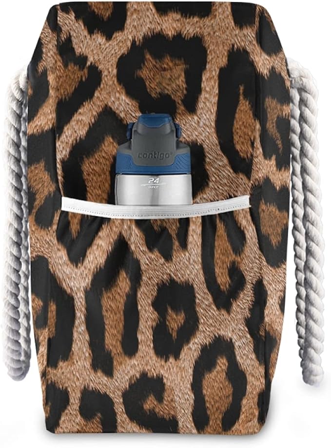 senya Large Beach Shoulder Bags Canvas Tote Water Resistant for Gym Travel Daily - Image 5