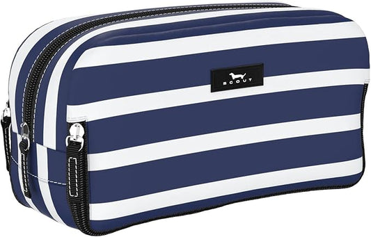 SCOUT 3-Way Toiletry Bag - Travel Makeup Pouch for Women with Three Zipper Compartments - Stands Upright, Wipes Clean by SCOUT