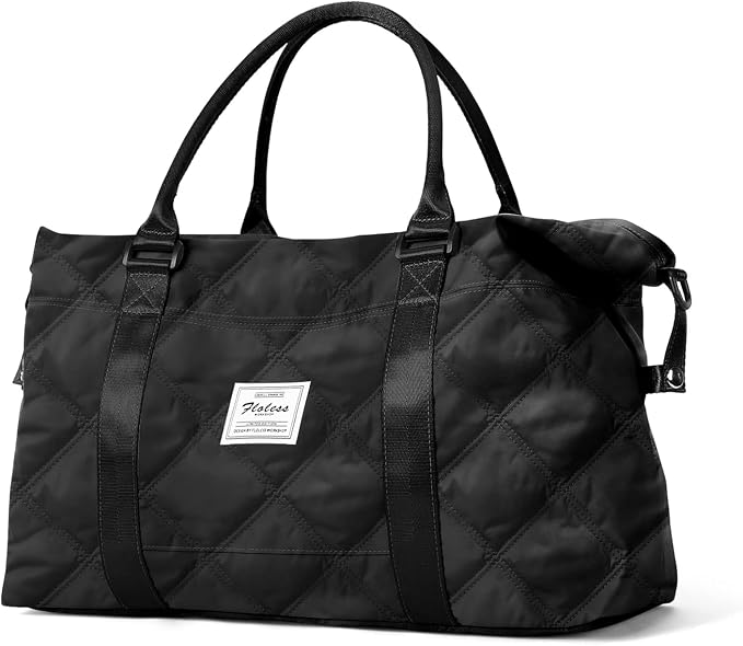 Travel Duffel Bag, Carry On Overnight Weekender Bags for Women | Travel Bag with Wet Pocket & Trolley Sleeve, For Spirit Airlines 18x14x8 Personal Item Bag by HYC00