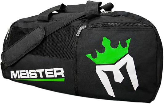 Meister Vented Convertible Duffel/Backpack Gym Bag - Ideal Carry-On | Built for athletes with dual mesh ventilation and ultra-durable construction for training, travel and everyday use by Meister