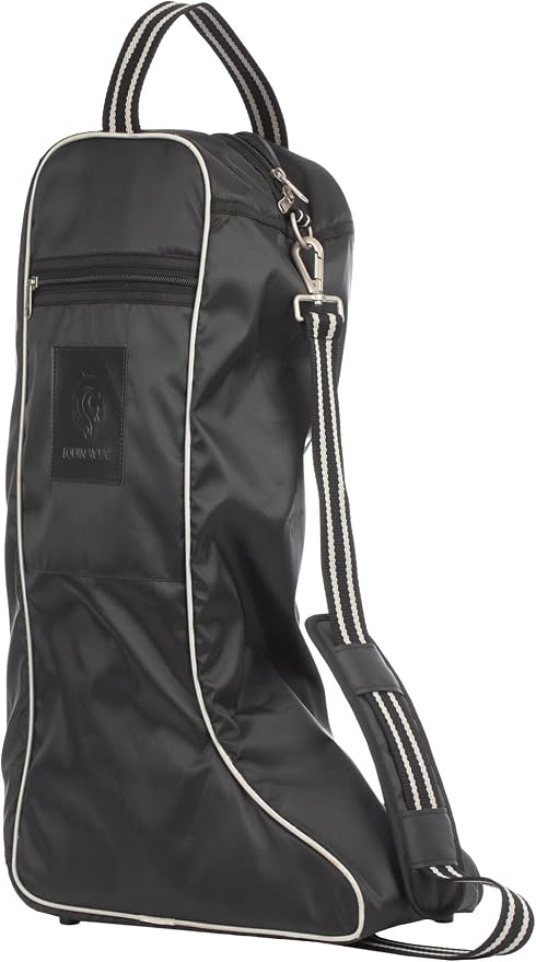 Equinavia Darby Equestrian Tall Boot Bag, Padded Storage, Shoulder Strap | Travel Ready Horse Riding Bag with Zip Opening, for Tall Boots and Daily Gear Organization or Barn Storage, One Size by Equinavia