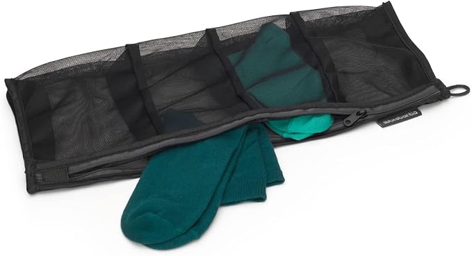 Brabantia Mesh Zip Up Laundry Socks/Accessories Bag (Black) for Washing Machine Delicates, Hosiery, Travel Bags by Unknown