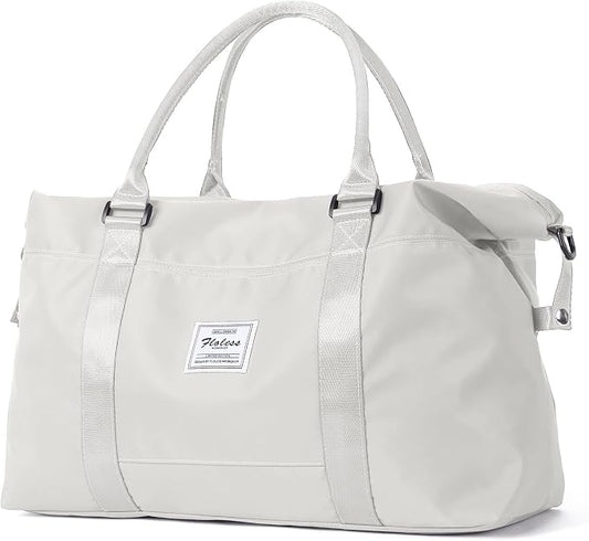 Travel Duffel Bag, Carry On Overnight Weekender Bags for Women | Travel Bag with Wet Pocket & Trolley Sleeve, For Spirit Airlines 18x14x8 Personal Item Bag by HYC00