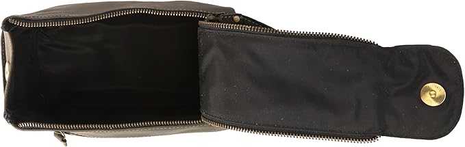 KomalC Premium Buffalo Leather Toiletry Bag for Men & Women With Water resistant Lining, Grooming Travel Pouch, Unisex Wash Bag for Toiletries, Gifts for Men and Women - Image 5